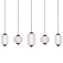 Black Torso 5 Light LED Pendant